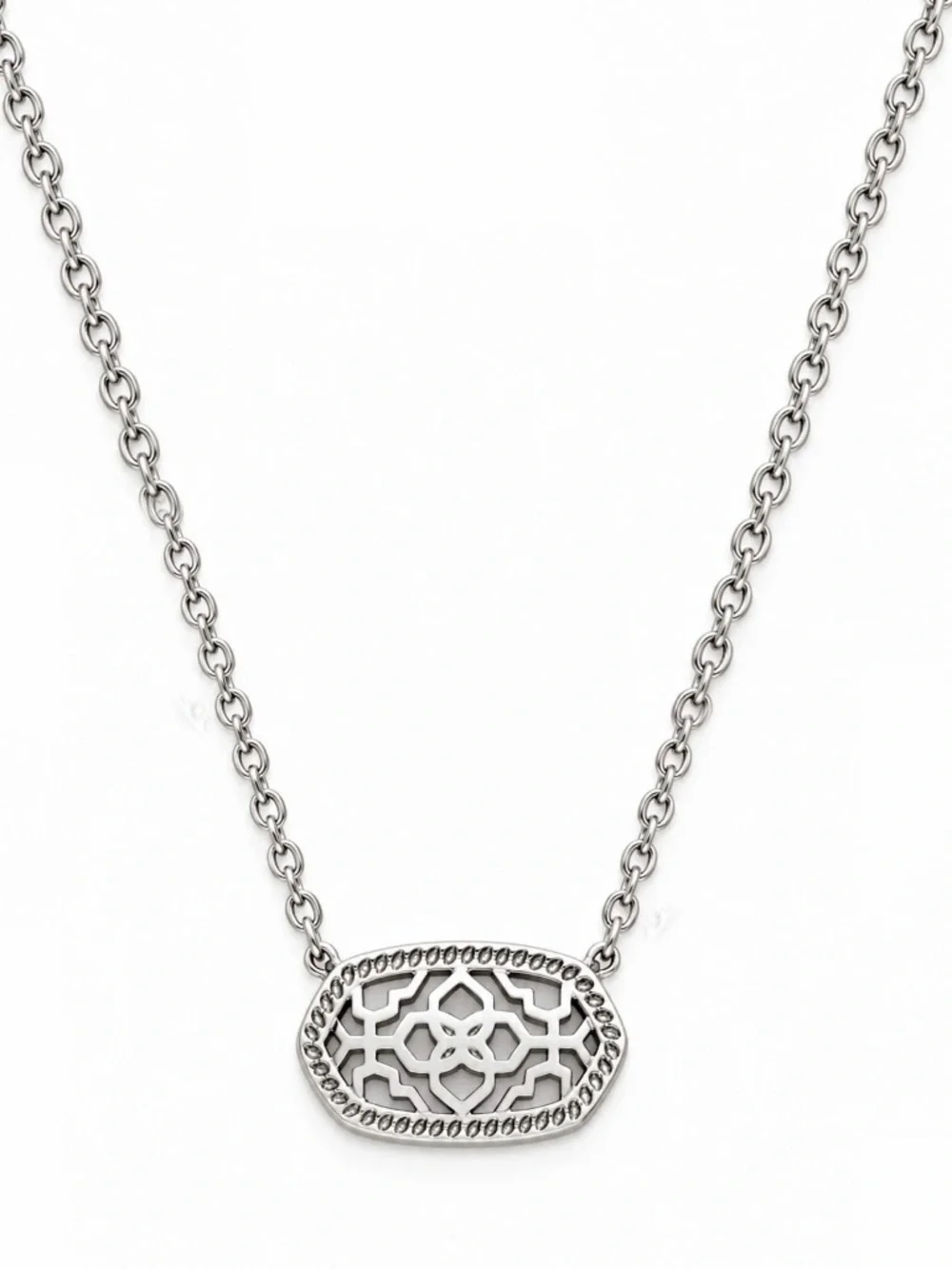 KENDRA SCOTT • Silver Filigree Dollie Necklace